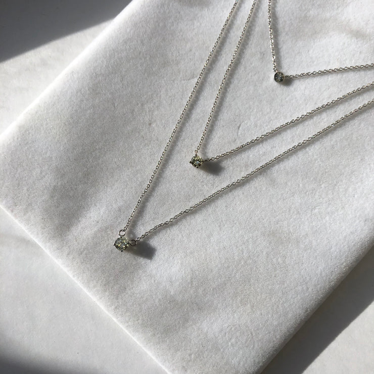 Solitaire Diamond Necklace