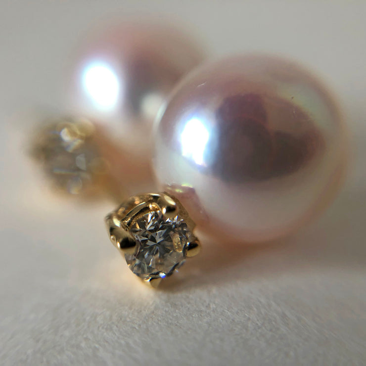 Faro Pearl & Diamond Studs