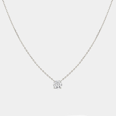 Solitaire Diamond Necklace