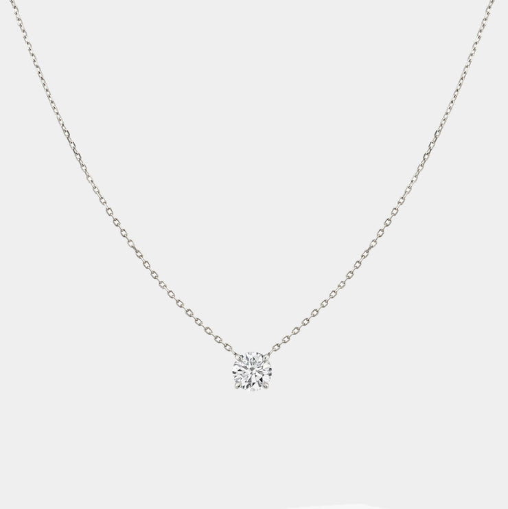 Solitaire Diamond Necklace